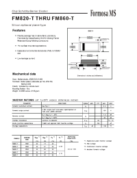 Datasheet FM820-T manufacturer Formosa